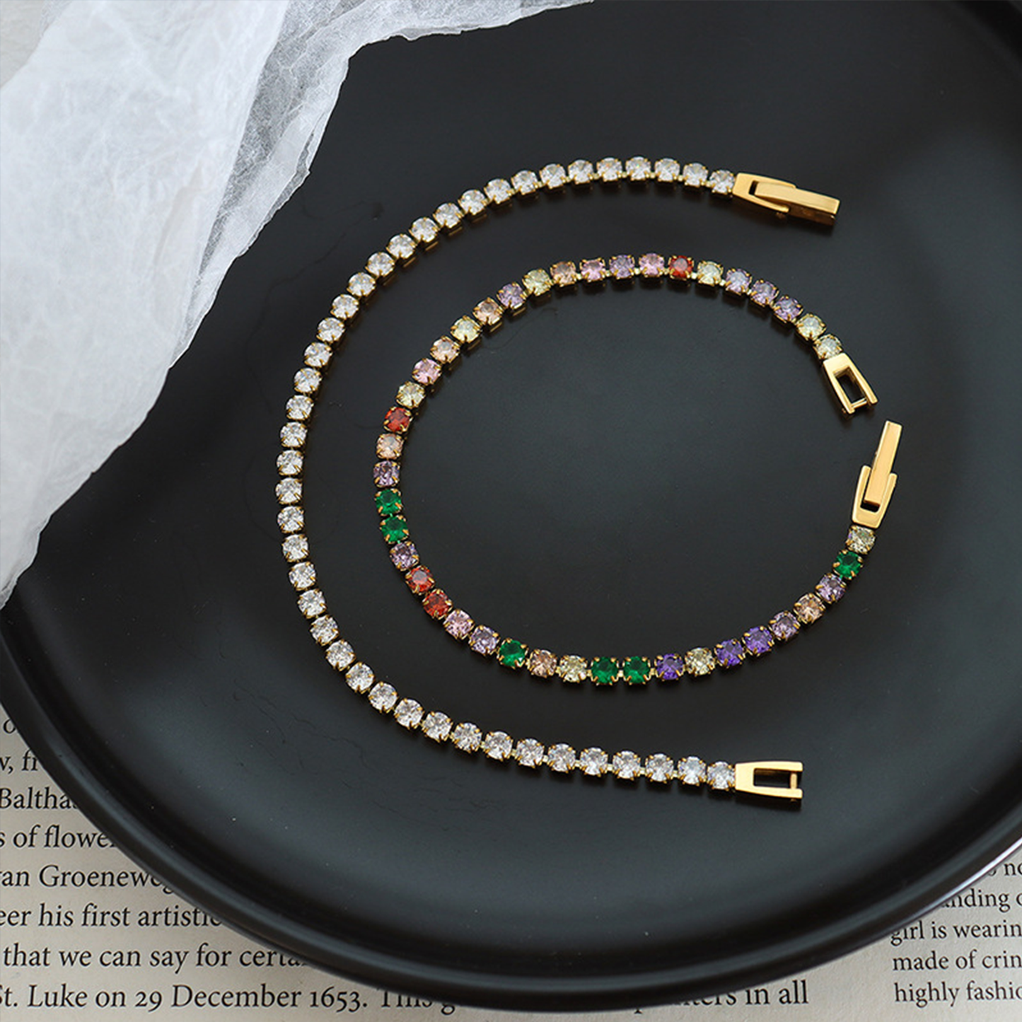 A D. ALLEN & DANMI. 18 K Gold Plated Love Bangle Bracelet Set Flexible Wide Wristband Bangle Bangle Set for Love
